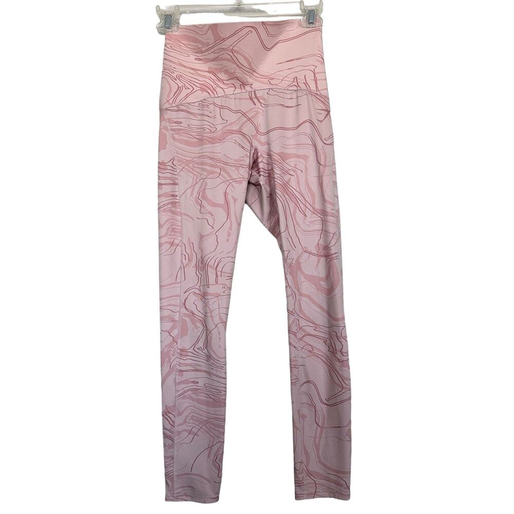 Gymshark Women’s Sz M GS Power Support Pink Peach Leggings